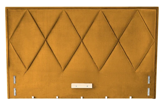 Lovos galvūgalis Modulo W4, 175 cm x 8 cm, 120 cm, geltona
