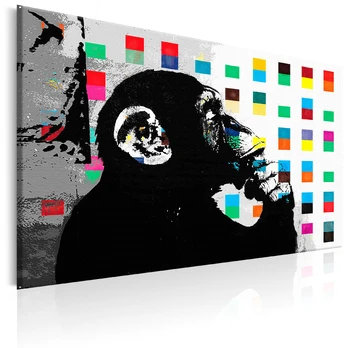 Artgeist Paveikslas - Banksy The Thinker Monkey