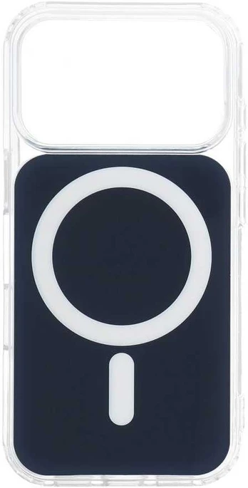 Oem CLEAR FUSION MAG COVER Case compatible with MagSafe for IPHONE 15 Pro navy mėlynas