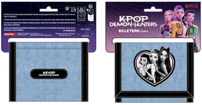 Safta Demon Hunters Kpop Huntrix wallet