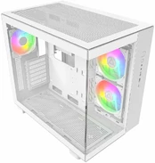 Montech KING 65 PRO PC Case, Midi-Tower, ATX, ARGB, Tempered Glass - white kaina