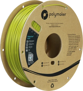 Polymaker PolyLite PLA - 1.75mm - 1kg - Olive Green
