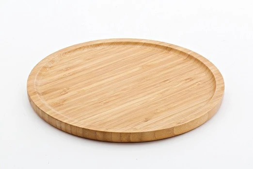 Apvalus bambukinis padėklas, Ø33cm