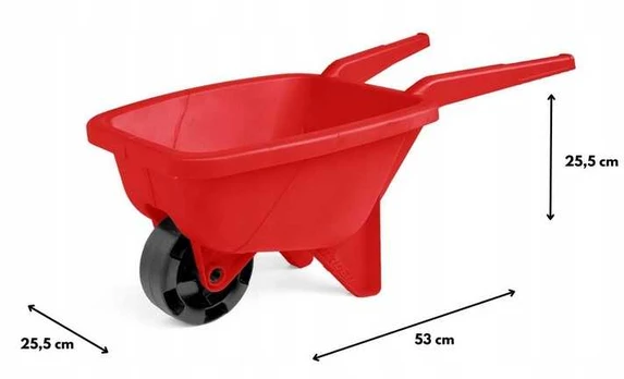 WADER Taczka do piasku raudona 74502 45025