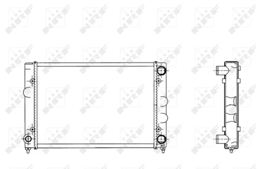 Variklio radiatorius NRF NRF 509505