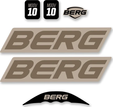 Berg MOOV 10 - Sticker Set Sand rusvai gelsvas