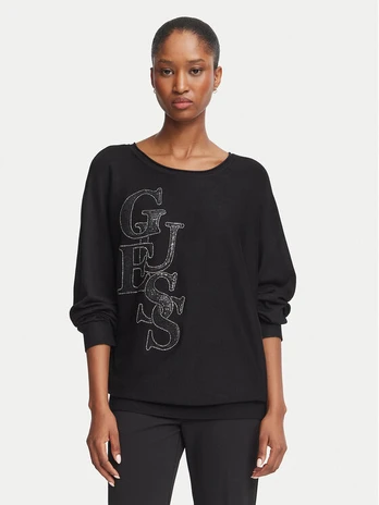Guess Megztinis W6BR51 Z1452 Juoda Regular Fit