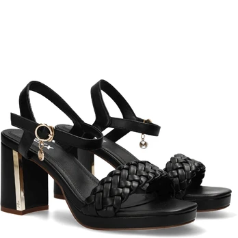 Basutės moterims, Juoda, Lewy sandals