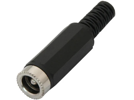 Jungtys // Different Audio, Video, Data connection plug and sockets // 9358# Gniazdo dc 2,1/5,5 na kabel