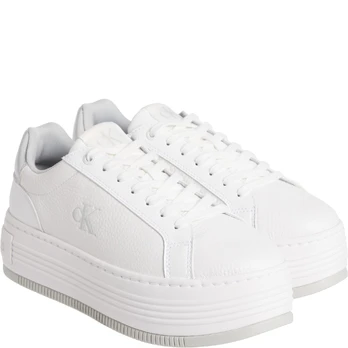 Laisvalaikio bateliai moterims, Balta, Bold flatf low lace sneaker