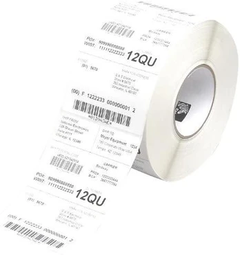 Zebra Label, Paper, 76x38mm; Thermal Transfer, Z-Perform 1000T, Uncoated, Permanent Adhesive, 76mm Core