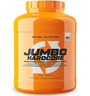 Scitec Jumbo Hardcore, Banana-yoghurt, 3060 g
