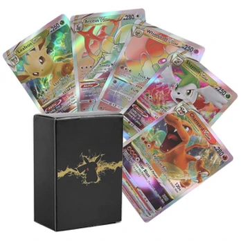 Įspūdingas MEGA Pokemon kortų rinkinys 100 vnt. pakuotė