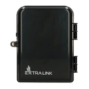 Extralink Eliza V2 | Fiber optic terminal box | 16 core, juodas, mid-span kaina