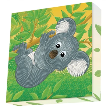 Deimantinė mozaika KOALA CLIMB 22x22 cm