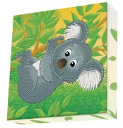 Deimantinė mozaika KOALA CLIMB 22x22 cm kaina