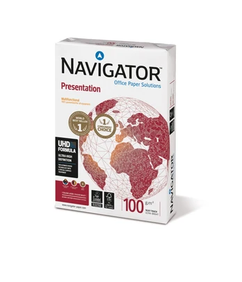 Biuro popierius NAVIGATOR PRESENTATION, A4, 100 g/m2, 500 lapų
