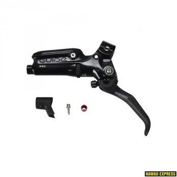 Stabdžių dalis SRAM LEVER ASSEMBLY - ALUMINUM LEVER (ASSEMBLED, NO HOSE, INCLUDES BARB & OLIVE) VERSION 2 Juodas -GUIDE RSC