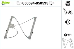 Lango pakėliklis VALEO 850594