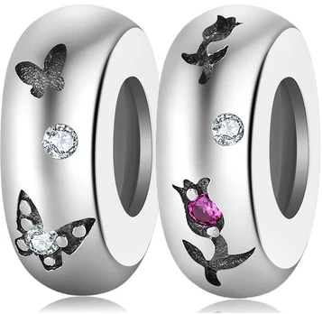 Trusky Sidabriniai pakabukai apyrankėms Charms Stopers 925 praba Mada