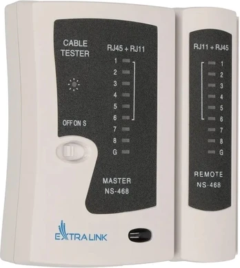 Testeris Extralink for Cables 17191, balta