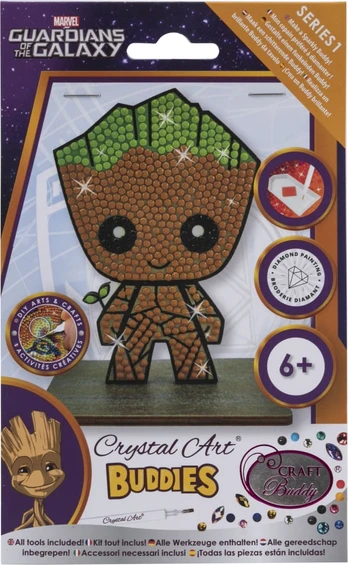 Craft Buddy MARVEL CRYSTAL ART Figūrėlė „Groot“