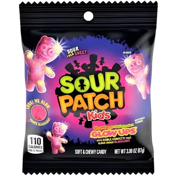 Guminukai SOUR PATCH GLOWUPS STRAWBERRY WATERMELON, 87g