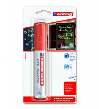 edding 4090 chalk marker red, edding 4090 chalk marker red