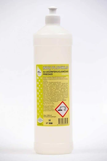 Indų ploviklis su ketvirtiniais amonio junginiais, 1000ml