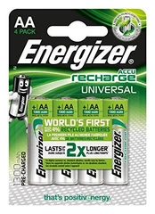 AKUMULIATORIUS BAT-AA/AKU-1300*P4 1.2 V HR6 AA ENERGIZER kaina
