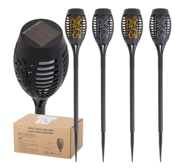Įsmeigiami LED lauko žibintai, 4 vnt.