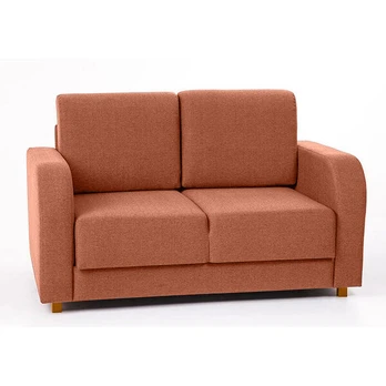 Sofa-lova Aada 2S, rožinė, geltonas
