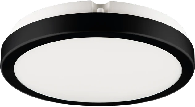 Plafonas, 18W LED, juodas