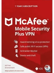 Mobile Security Plus McAfee kaina