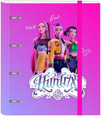 Safta Demon Hunters Kpop 4-ring binder