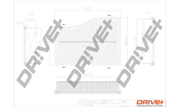 Oro filtras Dr!ve+ DP1110.10.0358