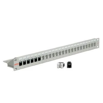 Triton Patch panel ROLINE 19 keystone, 24P, nieekranowany, pilka