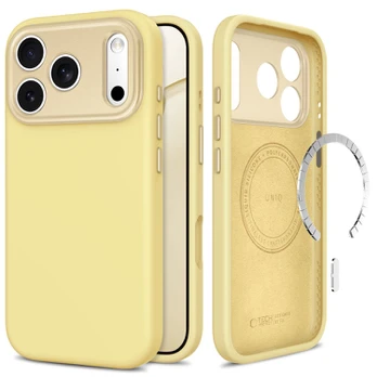 Geltonas dėklas Apple iPhone 17 Pro Max / 18 Pro Max telefonui "Tech-Protect Uniq Magsafe CC"