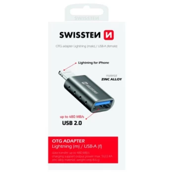 „Swissten OTG Adapteris Lightning to USB Connection“.