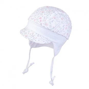 TuTu kepurė vasarai vaikams, balta, 36/38 cm