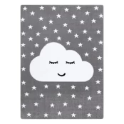 Kilimas vidaus Hakano Tinies Cloud, baltas/pilkas, 170 cm x 120 cm kaina
