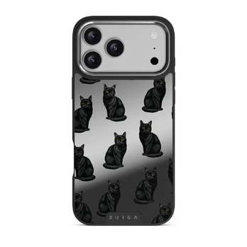 Salem - iPhone 17 Pro Max Case, Elite Mirror Dark (MagSafe) / Silver