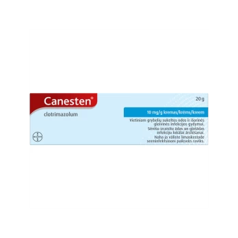 CANESTEN 10 m g/g kremas, 20 g