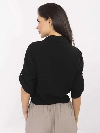 Italy Moda Koszula-DHJ-KS-8595-1.66-juoda