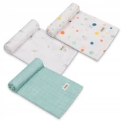 Vystyklas Lionelo Bamboo Dot, 70 cm x 70 cm, 3 vnt.
