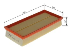 Oro filtras BOSCH F026400450 kaina