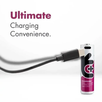 Uniross Batteries Uniross USB-C 18650 Lithiumbatteri Genopladelig 2000mAh