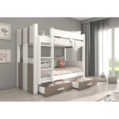 Double bunk bed ARTA 180x80 kaina