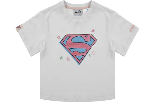 DIADORA JG.T-SHIRT SS SUPERGIRL Optical White - M