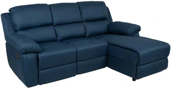 Fotelis Corner sofa BERIT RC, dark mėlynas kaina